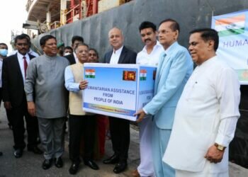 Indian envoy in Lanka hands over SLR.2 billion worth of essentials sent by Tamil Nadu government