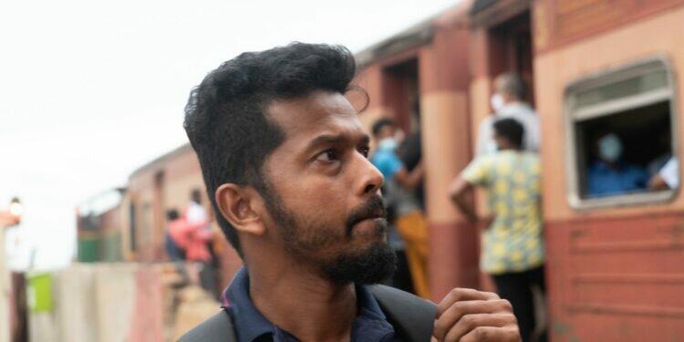 Due to the petrol and diesel shortage Sri Lankans have taken to the railway in a big way