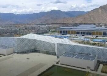 The planetarium will have the region's largest optical astronomical telescope (Photo: Twitter/@CGTNOfficial)