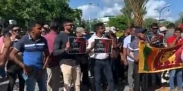 Protest in Maldives