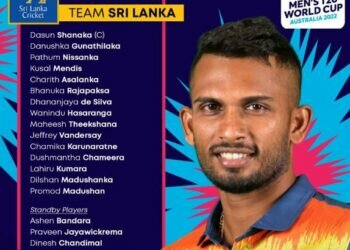 Sri Lanka squad for ICC Men’s T20 World Cup