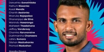 Sri Lanka squad for ICC Men’s T20 World Cup