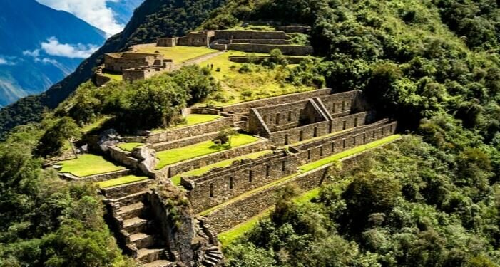 Choquequirao, Peru: These Inca ruins are a less-visited alternative to Machu Picchu. The site is becoming more accessible to visitors and spurring economic development. erick/Adobe Stock