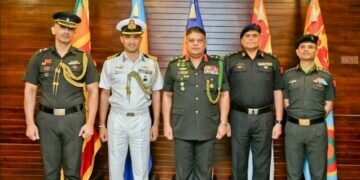 Indian Armed Forces delegation shares knowledge on modern warfare with Lankan counterparts