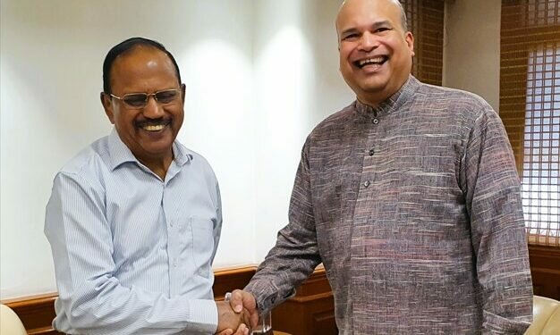 Lankan envoy discusses Indo-Lankan relations with Indian National Security Advisor