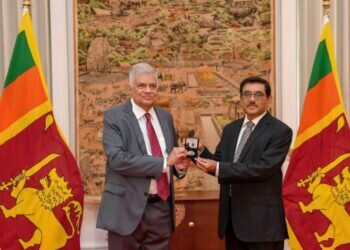 The first coin was officially presented to Hon. Ranil Wickremesinghe, the President of Sri Lanka by Dr. P. Nandalal Weerasinghe, Governor of CBSL at the President’s House at Kandy