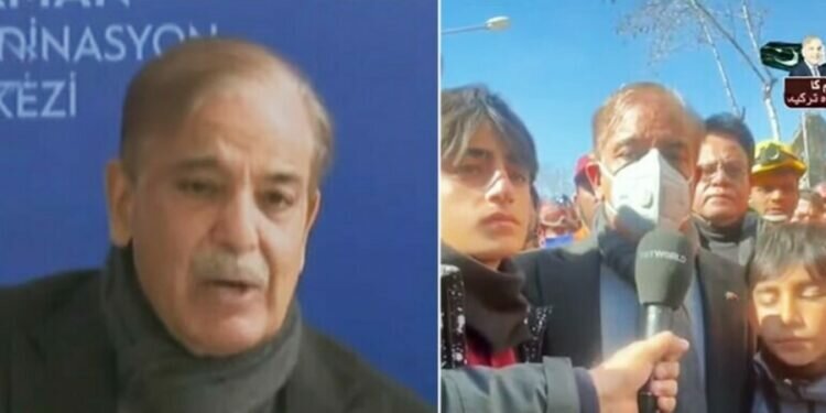 Sharif visits quake victims, meets Erdogan and pledges more aid