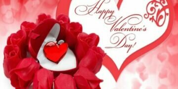 Being in love, in February