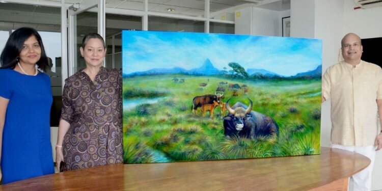 Pathfinder Collection commissions painting of the Gaur