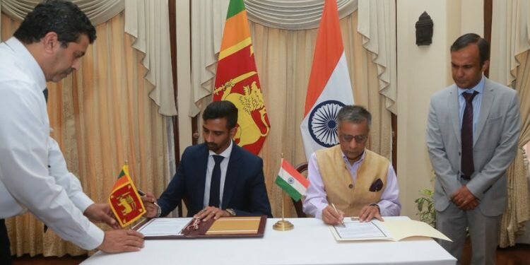 India and Lanka exchange diplomat notes to speed up housing project &nbsp;