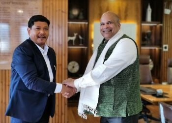 Moragoda meets with Chief Minister Conrad Sangma of Meghalaya State