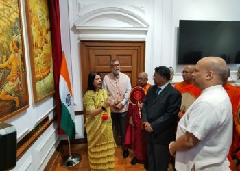 Two Sri Lankan paintings put up at the Indian National Gallery of Modern Art