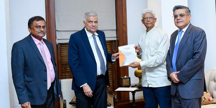 Pathfinder report on Lanka-India-Japan cooperation presented to President