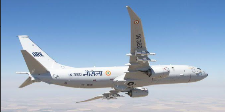 Indian navy P81 aircraft locates parts of the ill-fated Chinese fishing vessel