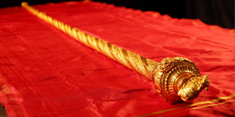 Using an ancient scepter to win over Tamil Nadu