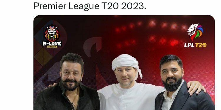 Bollywood actor Sanjay Dutt announces his involvement in Lanka Premier League