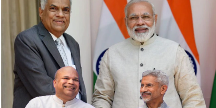 Indo-Lankan ties see upswing as Wickremesinghe visits India
