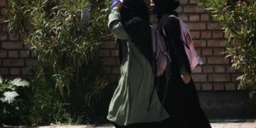 The ban is set to come into place when French students return to school. Photograph: Mubashir Hassan/Pacific Press/Shutterstock