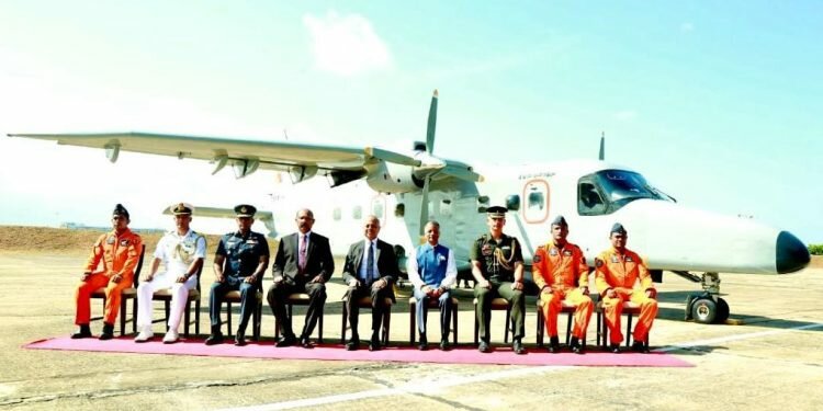 India hands over Dornier aircraft to the Sri Lankan Air Force