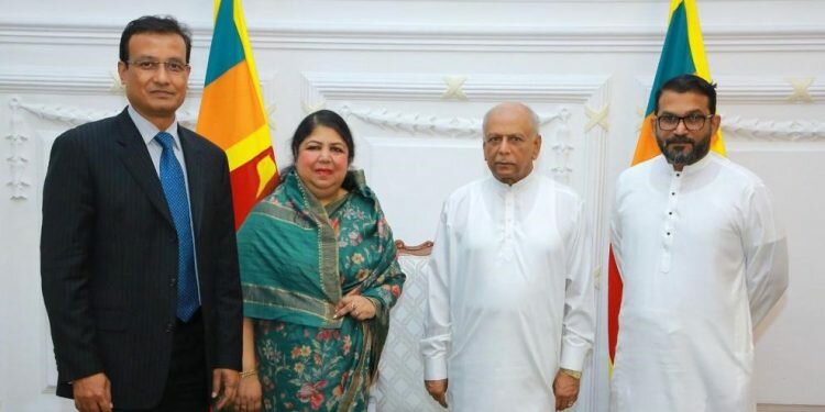 Bangladesh Speaker Dr. Shirin Sharmin Chaudhury met Prime Minister and Speaker of Sri Lanka