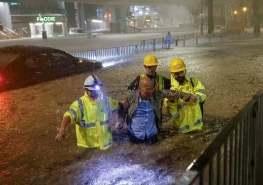 Hong Kong hit by heaviest rainstorm in 140 years