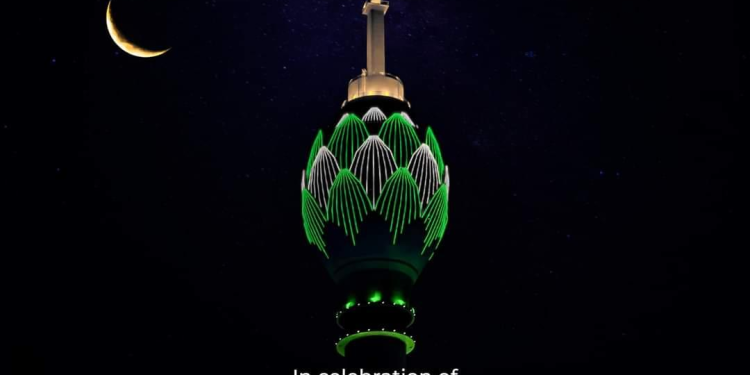 Lotus Tower to go Green and White on Prophet Muhammad’s birthday