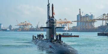 Indian Navy’s submarine INS Karanj in Colombo