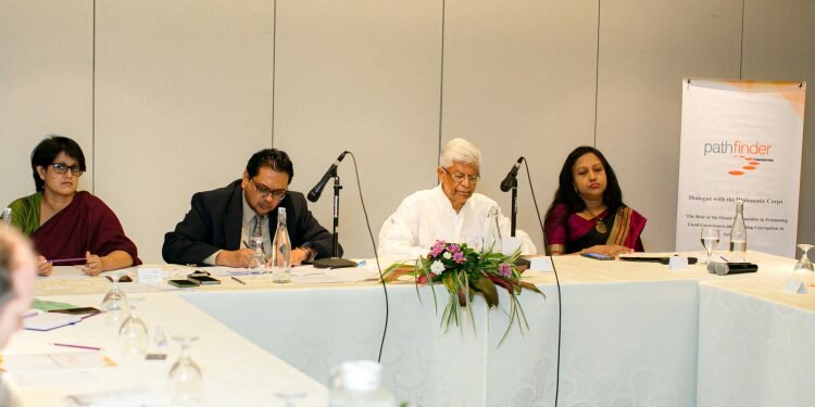 Pathfinder Foundation dialogues with diplomats on combating corruption in Sri Lanka