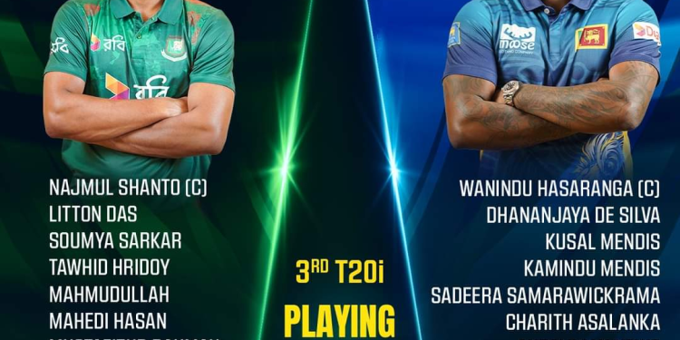 WATCH: Sri Lanka Vs Bangladesh 3rd T20I live streaming