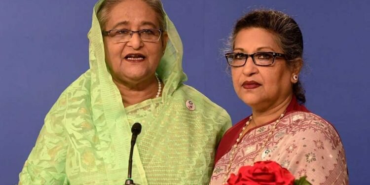 Sheikh Hasina and sister Sheikh Rehana flee Bangladesh